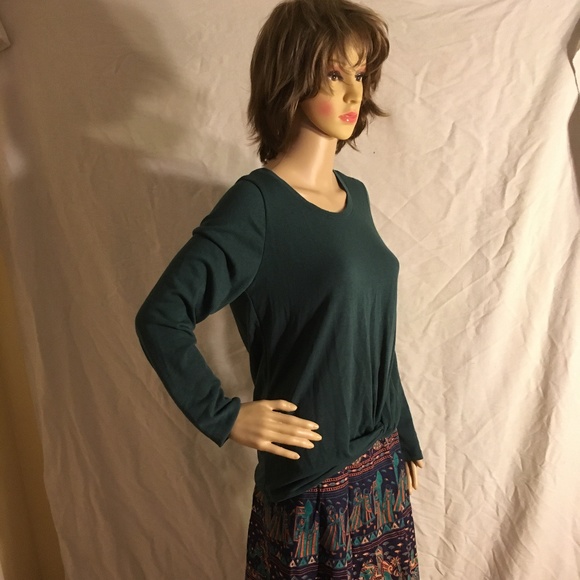 ❤️HOST PICK! NIB Leo Rosi Women's Serena TwistFront Top Green, Small - Picture 4 of 5